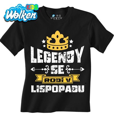 Obrázek produktu Dětské tričko Legendy se Rodí v Listopadu