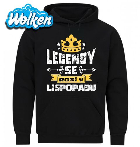 Obrázek produktu Pánská mikina Legendy se Rodí v Listopadu