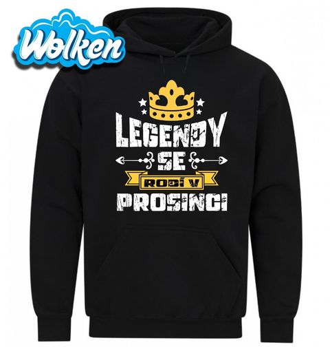 Obrázek produktu Pánská mikina Legendy se Rodí v Prosinci