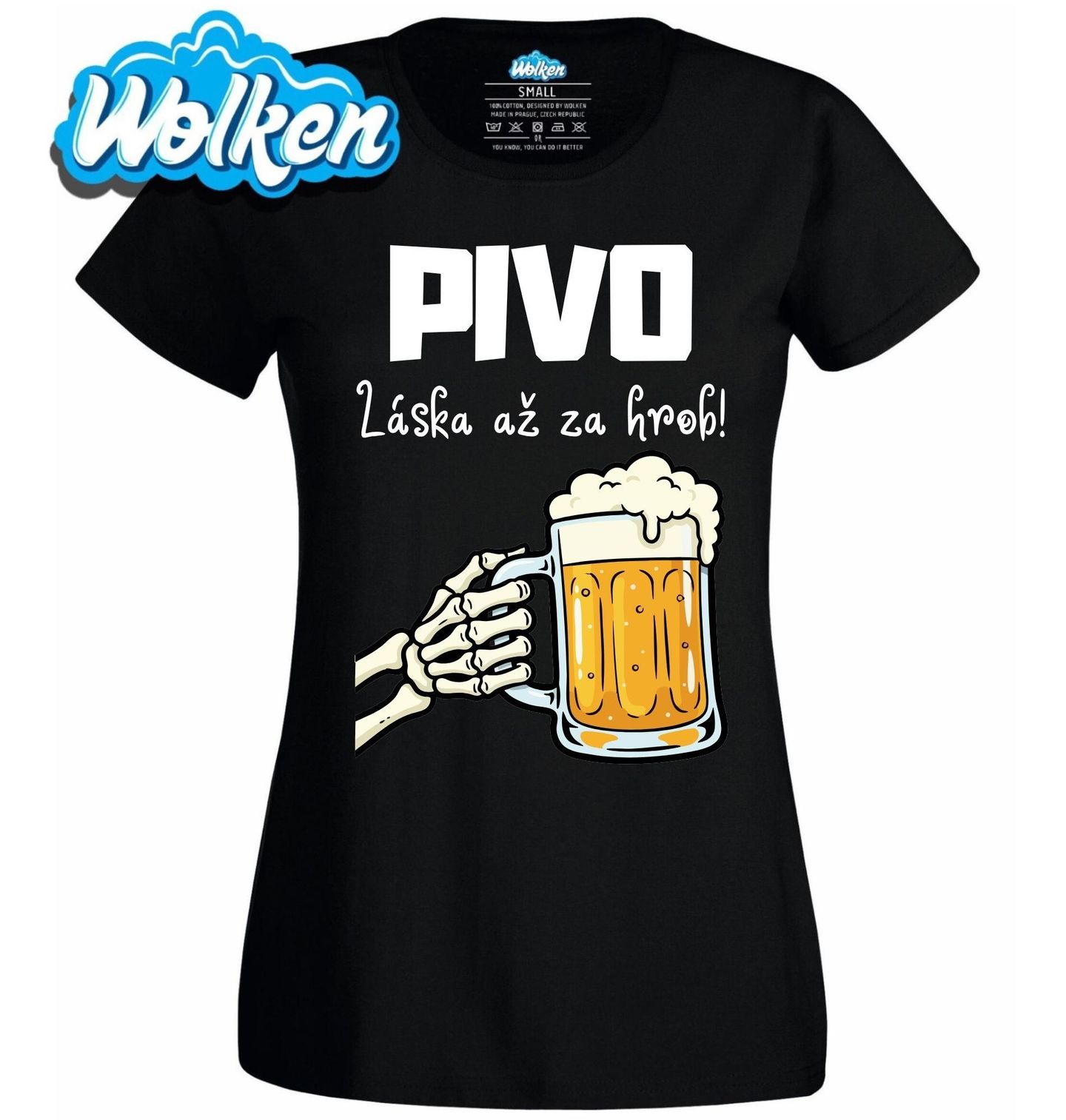 Dámské tričko Pivo Láska až za Hrob.jpg