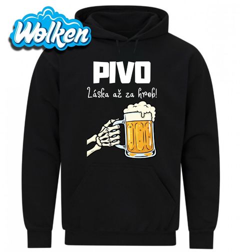 Obrázek produktu Pánská mikina Pivo Láska až za Hrob