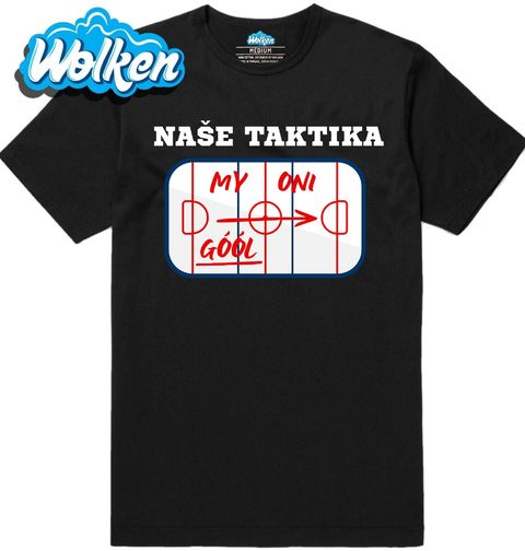 Obrázek produktu Pánské tričko Naše Hokejová Taktika Gól
