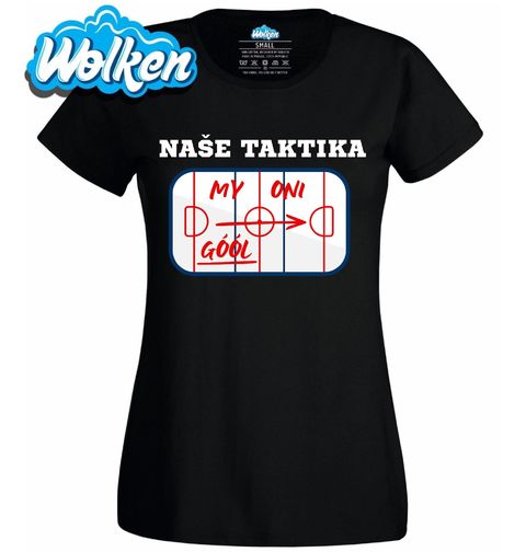 Obrázek produktu Dámské tričko Naše Hokejová Taktika Gól