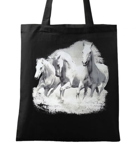 Obrázek produktu Bavlněná taška Bílí koně