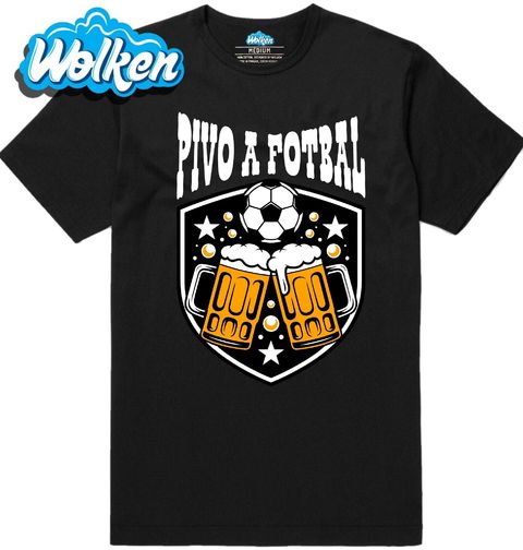 Obrázek produktu Pánské tričko Pivo a Fotbal