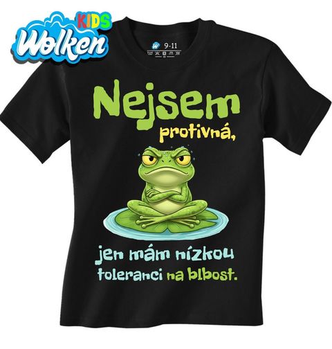 Obrázek produktu Dětské tričko Nejsem Protivná Jen Mám Nízkou Toleranci Na Blbost
