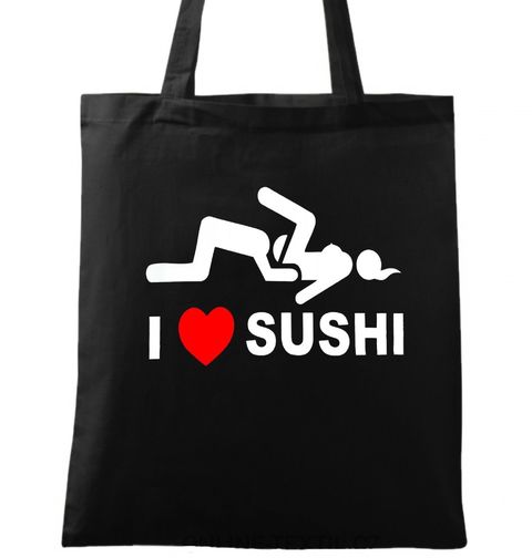 Obrázek produktu Bavlněná taška Miluju Sushi "I love Sushi"