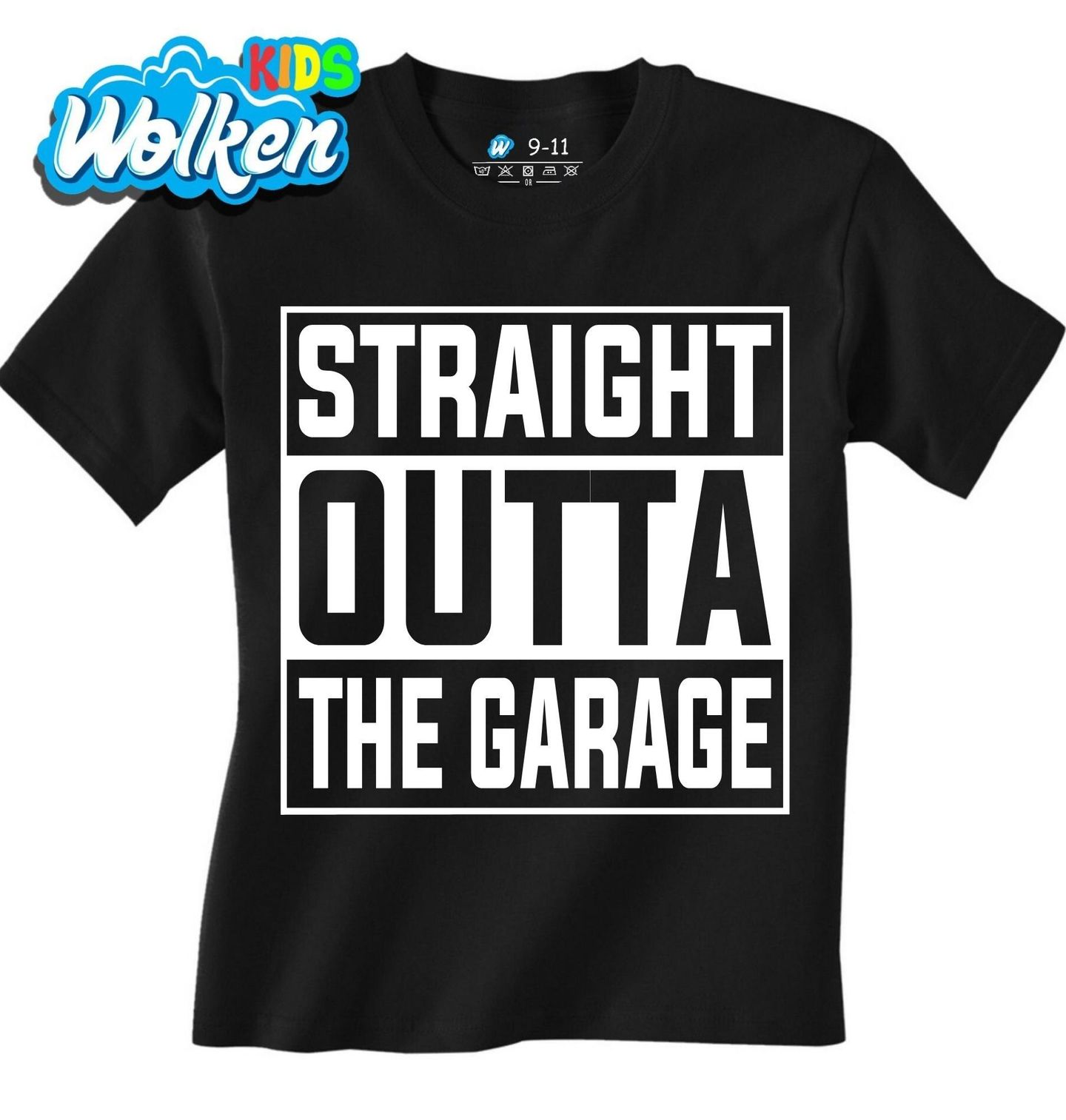 Dětské tričko Straight Outta The Garage.jpg