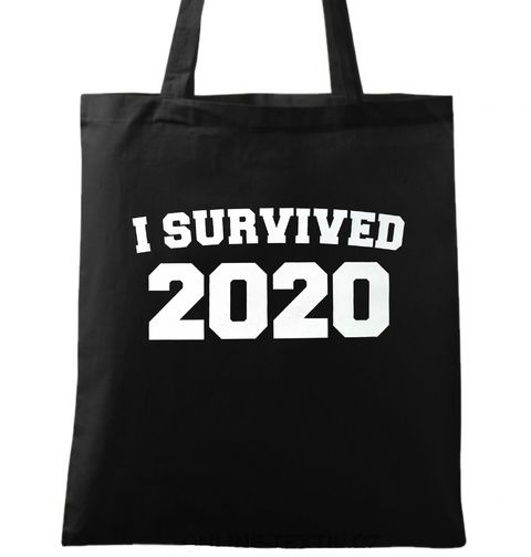 Obrázek produktu Bavlněná taška I survived 2020 Přezil jsem rok 2020