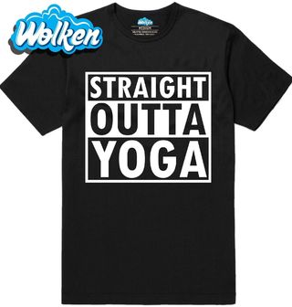 Pánské tričko Straight Outta Yoga.jpg