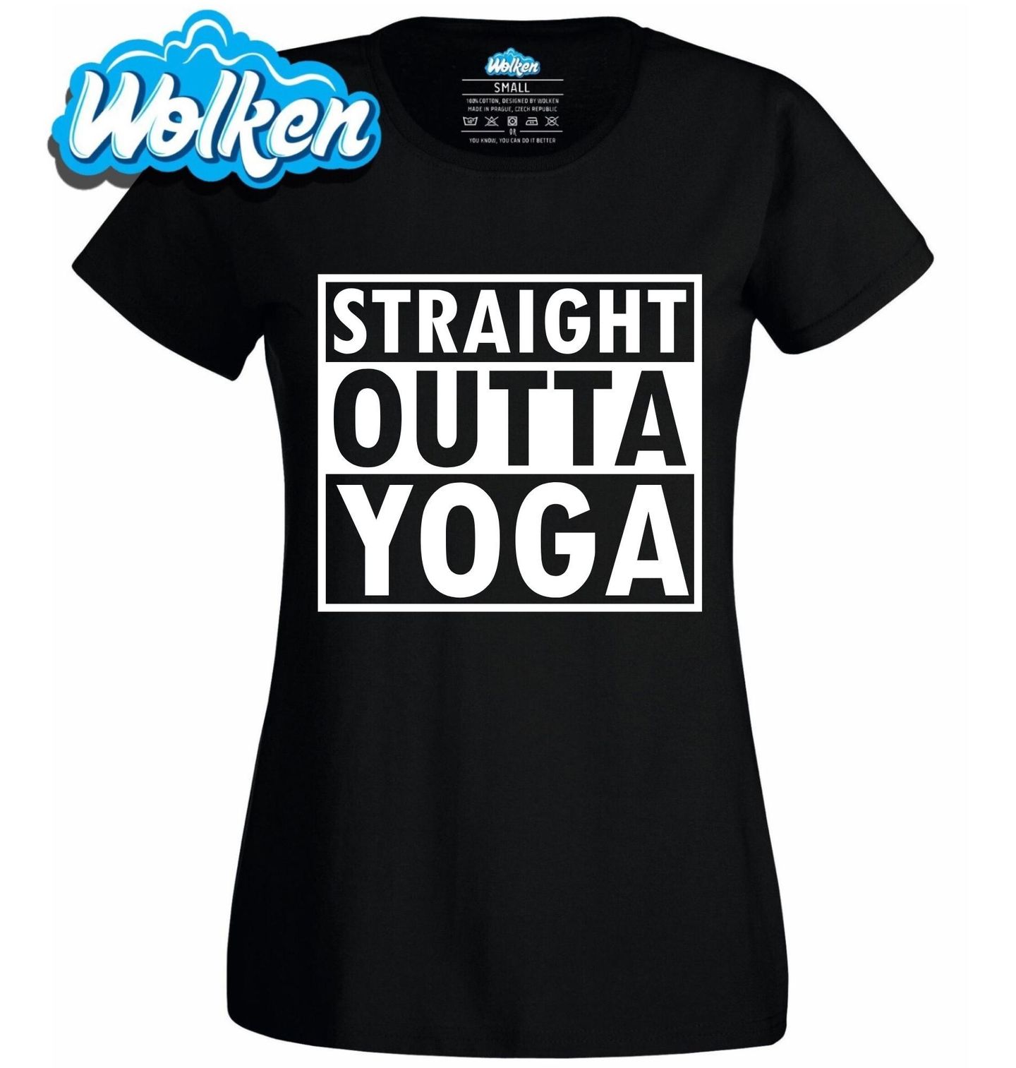 Dámské tričko Straight Outta Yoga.jpg