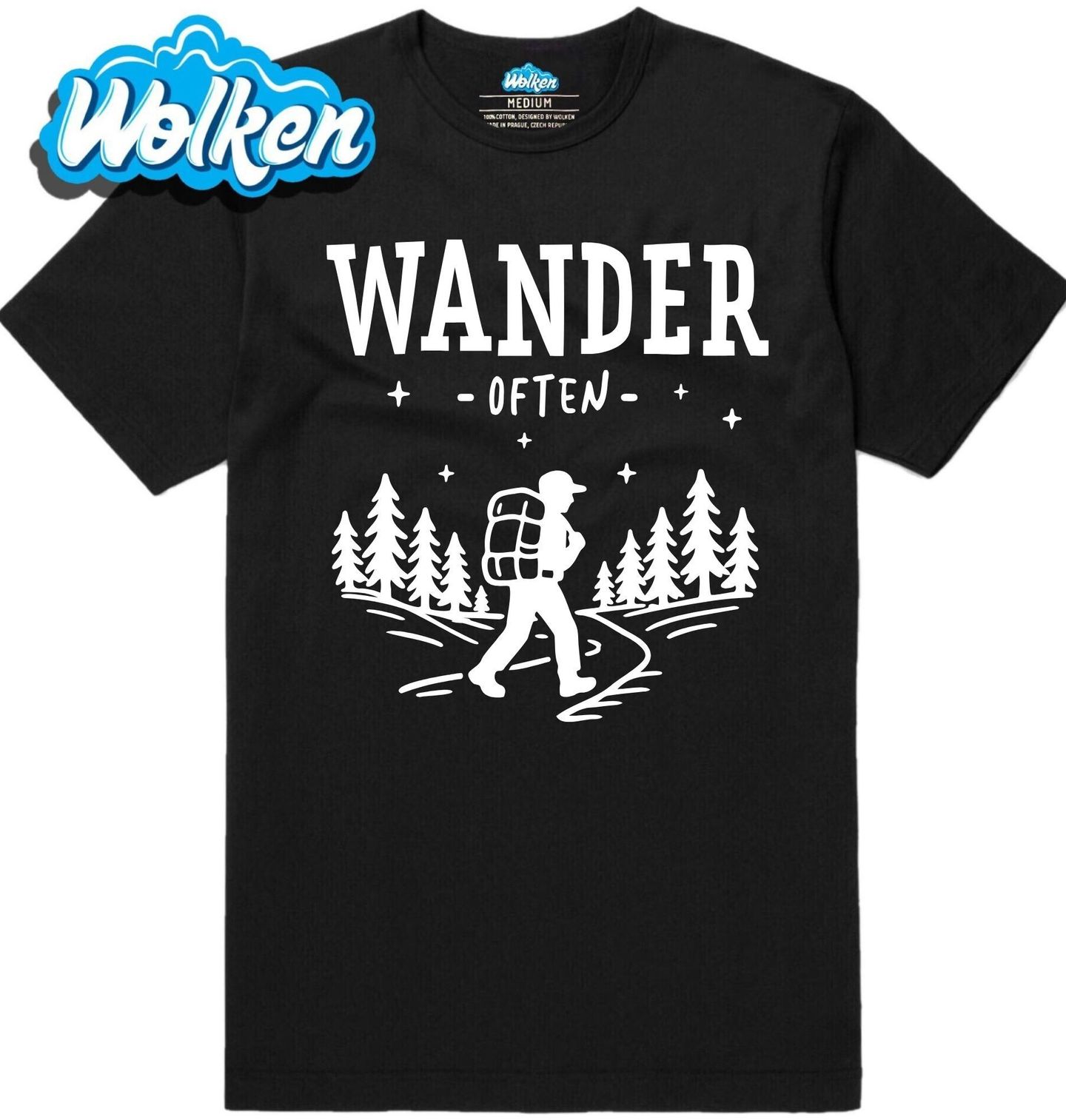 Pánské tričko Cestuj Často Wander Often.jpg