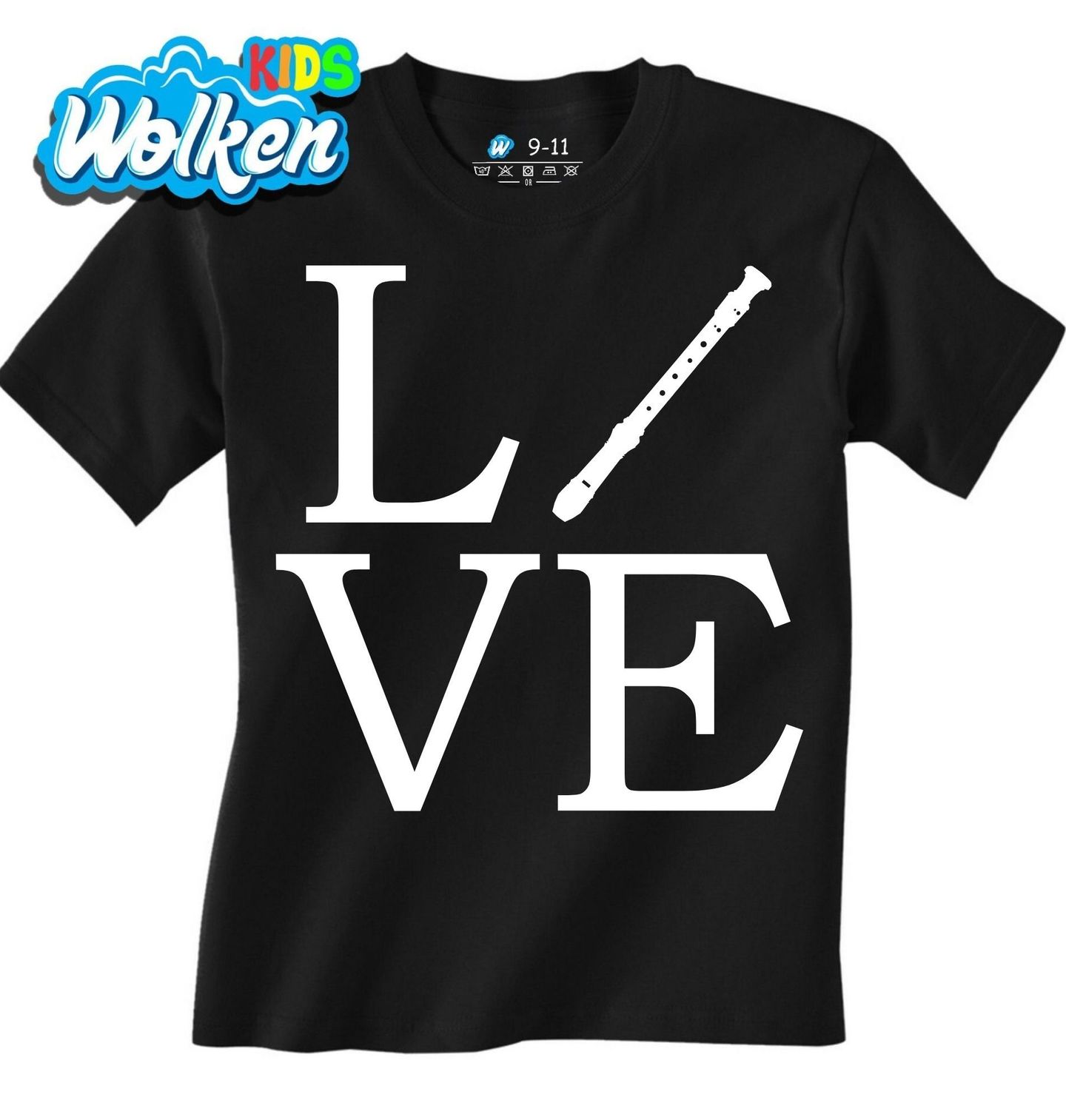 Dětské tričko Láska k Flétně LOVE.jpg