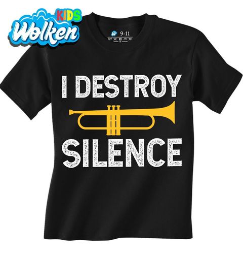 Obrázek produktu Dětské tričko I Destroy Silence Ničím Ticho Trubka