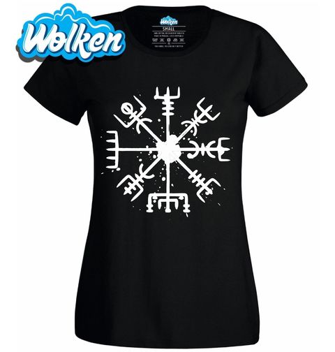 Obrázek produktu Dámské tričko Vikingský Kompas Vegvísir