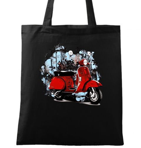 Obrázek produktu Bavlněná taška Červená Vespa