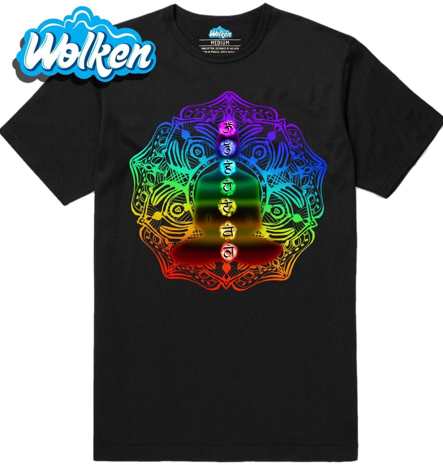 Pánské tričko Meditace Čaker.jpg