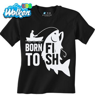 Dětské tričko Born to Fish Rybářský Úlovek.jpg