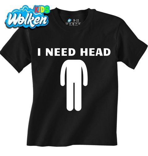 Obrázek produktu Dětské tričko I Need Head Potřebuju Hlavu