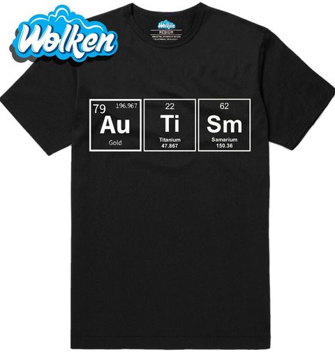 Obrázek produktu Pánské tričko Chemické prvky AuTiSm