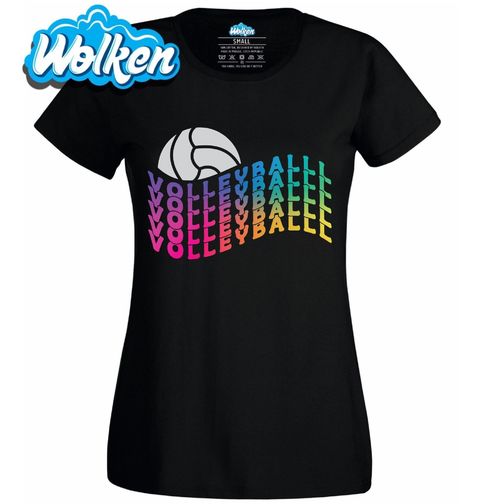 Obrázek produktu Dámské tričko Barevný Volleyball