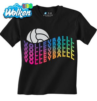 Dětské tričko Barevný Volleyball.jpg