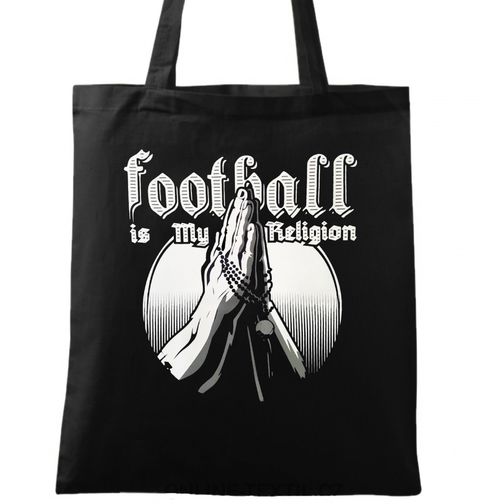 Obrázek produktu Bavlněná taška Fotbal je moje víra "Football is My Religion"