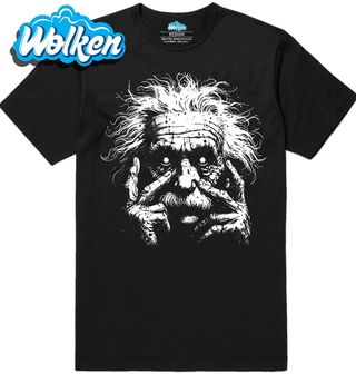 Pánské tričko Albert Einstein Temné Umění.jpg