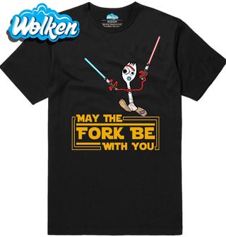 Pánské tričko Ať je Vidlička s Tebou Star Wars.jpg