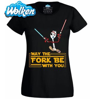 Dámské tričko Ať je Vidlička s Tebou Star Wars.jpg