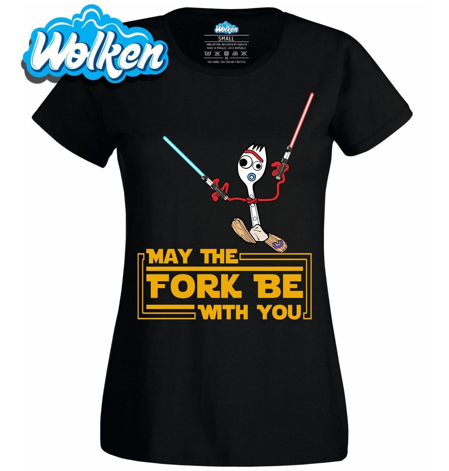 Dámské tričko Ať je Vidlička s Tebou Star Wars.jpg