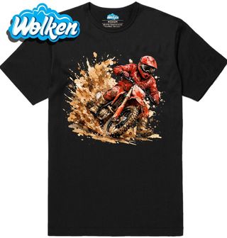 Pánské tričko Motokros Červený Jezdec.jpg