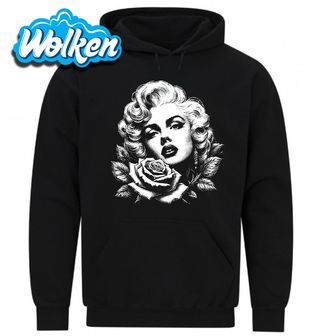 Mikina Marilyn Monroe s Růží.jpg