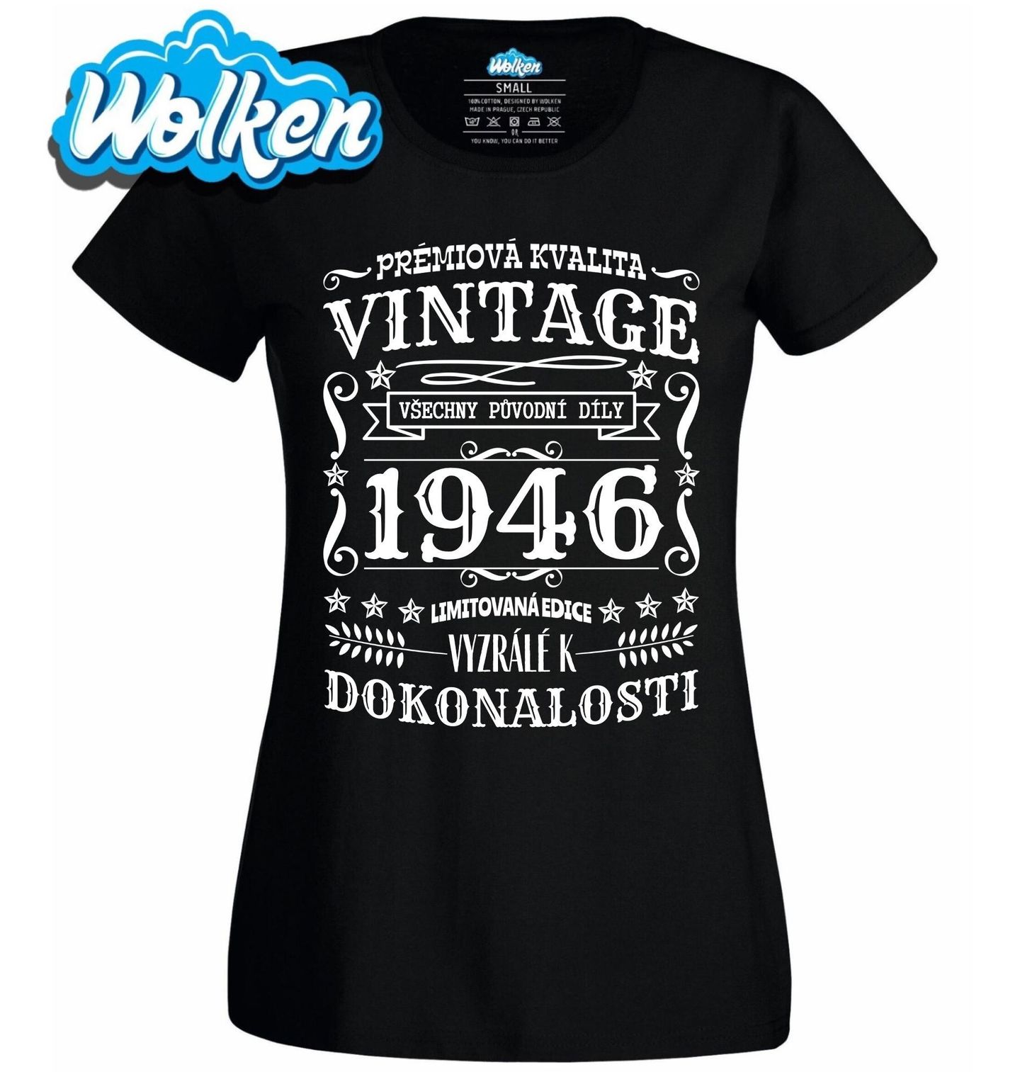 Dámské tričko Ročník 1946 Prémiová kvalita.jpg