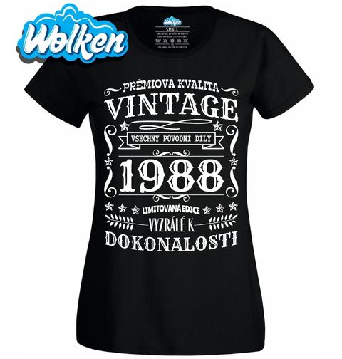 Obrázek produktu Dámské tričko Ročník 1988 Prémiová kvalita