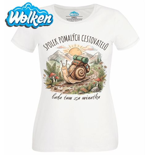 Obrázek produktu Dámské tričko Šnek Pomalý Cestovatel