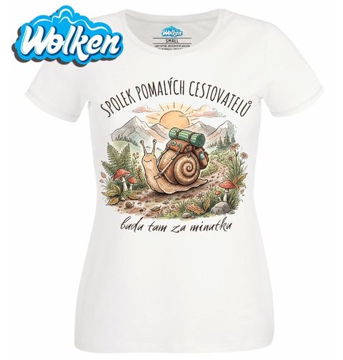 Obrázek produktu Dámské tričko Šnek Pomalý Cestovatel