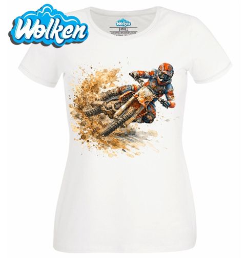 Obrázek produktu Dámské tričko Motokros Jízda v Blátě