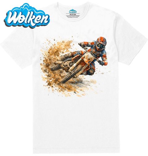 Obrázek produktu Pánské tričko Motokros Jízda v Blátě