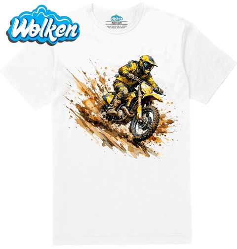 Obrázek produktu Pánské tričko Motokros Žlutá Energie