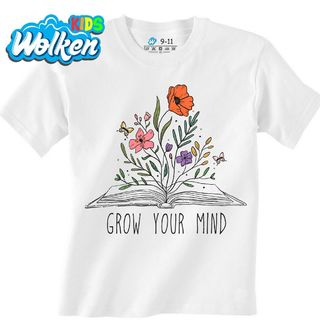 Dětské tričko Kniha Květin Grow Your Mind.jpg