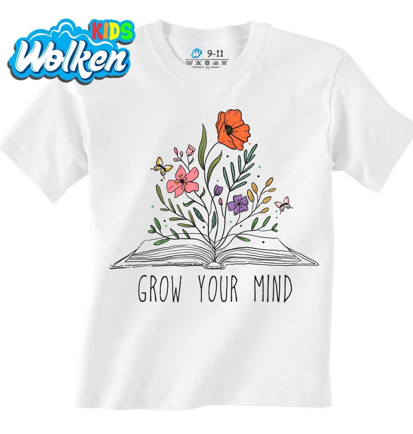 Dětské tričko Kniha Květin Grow Your Mind.jpg