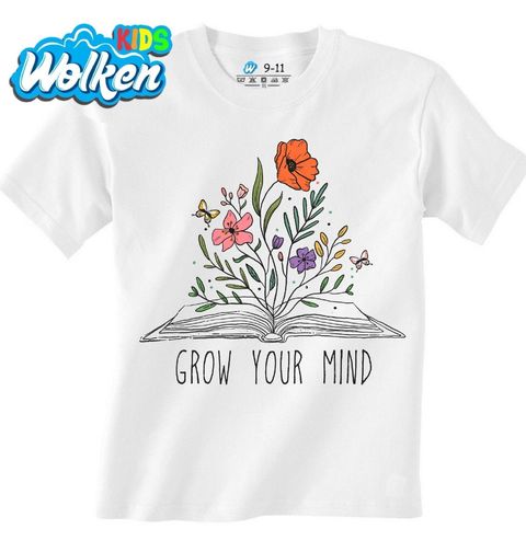Obrázek produktu Dětské tričko Kniha Květin Grow Your Mind