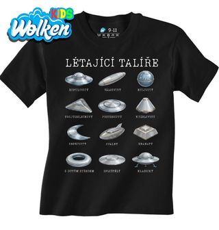 Dětské tričko Druhy Létajících Talířů UFO.jpg