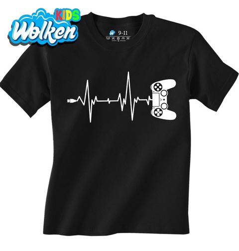 Obrázek produktu Dětské tričko Kardiogram a Ovladač