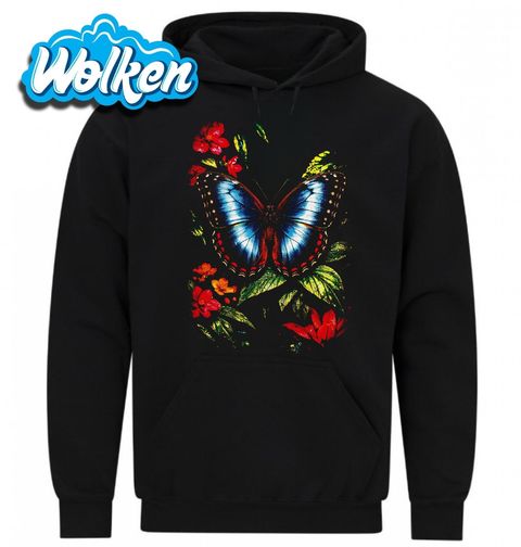 Obrázek produktu Pánská mikina Noční Křídla Motýla Morpho