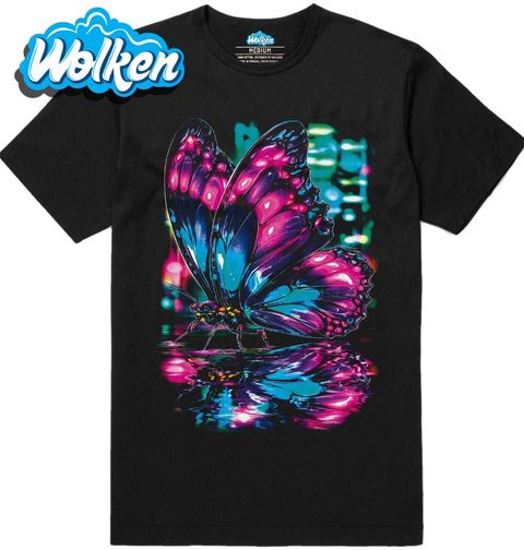 Obrázek produktu Pánské tričko Neonový Motýl Morpho