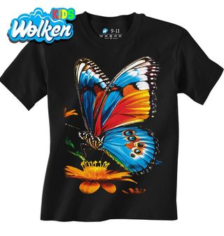 Dětské tričko Tropický Motýl Morpho.jpg