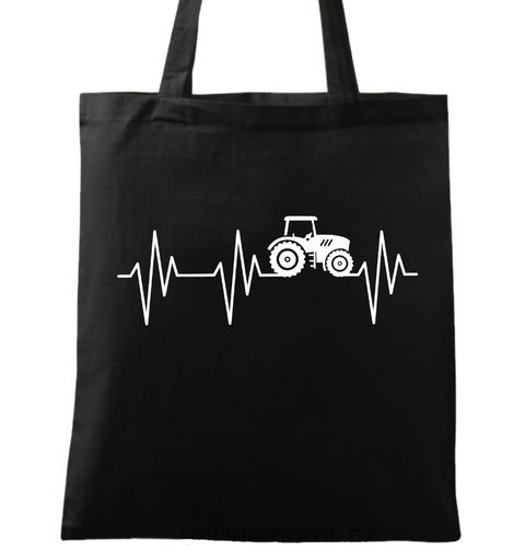 Obrázek produktu Bavlněná taška Kardiogram a Traktor