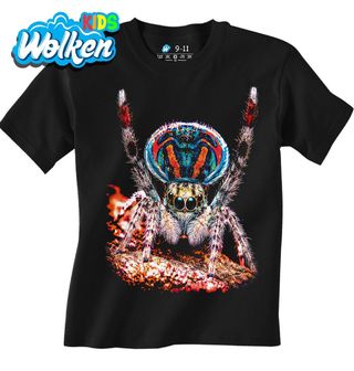 Dětské tričko Paví Skákavka Peacock Spider.jpg